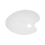 Bigpoint 43x30 cm Plastik Yağlı Guaj Akrilik Sanatsal Oval Palet