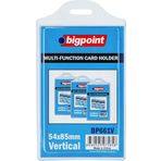 Bigpoint 54x85 mm Poşet Dikey Çok Amaçlı Kart Kabı