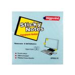 Bigpoint 75x75 mm 100 Yaprak Mavi İz Bırakmadan Çıkar Postit
