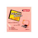 Bigpoint 75x75 mm 100 Yaprak Neon Pembe İz Bırakmaz Postit