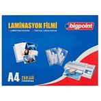 Bigpoint A4 125 Mikron 100'lü Kutu Laminasyon Filmi