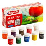 Bigpoint Acyrlic Colour - Akrilik Boya 10 Renk x 25 ml