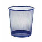 Bigpoint BP40935 Küçük Mavi Metal Perfore Çöp Kovası