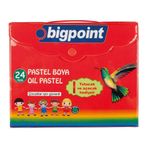 Bigpoint BP743 24 Renk Çantalı Köşeli Pastel Boya