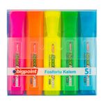 Bigpoint BP912-05 5'li Set Fosforlu Kalem