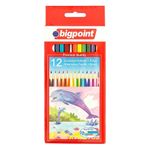 Bigpoint BP94412 Aquarelle Sulu Boya Kalemi 12 Renk Fırçalı
