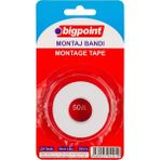 Bigpoint | Çift Taraflı Montaj Bandı, Süper Güçlü Iz Bırakmayan Montaj Bandı, 19 mm x 1.5 M