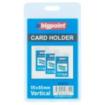 Bigpoint Çift Taraflı Pp Kart Kabı Dikey Şeffaf 55X85mm X 10 Adet
