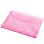 Bigpoint Çıtçıtlı A5 Pembe Döküman Dosyası
