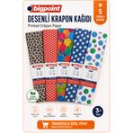 Bigpoint Desenli Krapon Kağıdı 5 Renk
