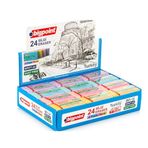 Bigpoint Dust-Free 24'lü Kutu Pastel Renkli Silgi