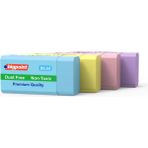 Bigpoint Dust Free Pastel Renkli Silgi 4'lü Set - Karışık-Çok Renkli - standart