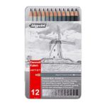 Bigpoint Eskiz Set Dereceli Kalem 12'li Metal Kutu