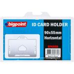 Bigpoint Kart Kabı Yatay Şeffaf 90X55Mm 100`Lü Paket