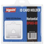Bigpoint Kart Kabı Yatay Şeffaf 90X55Mm 10`Lu Paket