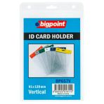 Bigpoint Kart Poşeti Dikey Şeffaf 91X128mm X 10 Adet