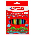 Bigpoint Keceli Kalem 12'Li Set (Karton Kutulu) X 12 Adet