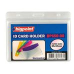 Bigpoint Korumalı Yatay Şeffaf 85x55 mm Kart Poşeti