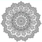 Bigpoint Mandala Baskılı 30x30 cm Pres Tuval