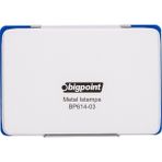 Bigpoint | Metal Istampa, Yüksek Emicili Iç Yüzeyli Mürekkep, Damga Pedi, 14 x 10 cm - Büyük Boy