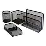 Bigpoint Metal Perfore Siyah 4'lü Set