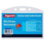 Bigpoint Şeffaf 90x55 mm 10'lu Poşet Yatay Çift Taraflı Kart Kabı
