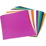 Bigpoint Simli Renkli Karışık Kağıt 35X50CM 10 Adet Eva