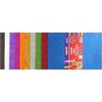 Bigpoint Simli Yapışkanlı Eva Karışık 10 Renk 20 x 30 cm Çocuklar İçin Güvenli Elde Yapıştırıcı
