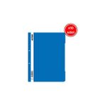 Bigpoint Telli Dosya, 10 Adet, 50'li Paket, 180 A4 Kapasiteli, Mavi