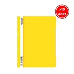 Bigpoint Telli Dosya, 10 Adet, 50'li Paket, Standart, A4, Sarı