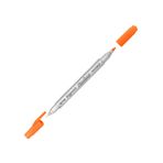 Bigpoint Twin 0.4 1.2 mm Çift Fiber Uç Turuncu Fineliner Kalem