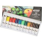 Bigpoint | Yağlı Boya Seti 12ML Tüp x 12 Renk – Yoğun Pigmentli, Koyulaşmaz - Yağlı Boya 12'li Set - Çok Renkli