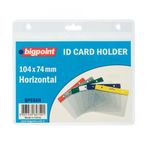 Bigpoint Yatay Şeffaf 105x74 mm Kart Poşeti