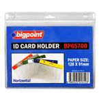 Bigpoint Yatay Şeffaf 128x91 mm Kart Poşeti