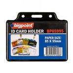 Bigpoint Yatay Siyah 85x55 mm Kart Poşeti