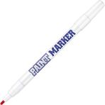 Bigpoint | Yuvarlak Uçlu Paint Marker, Endüstriyel Düzey Kalıcılık, Ince Uçlu Mürekkepli Kalem, Kırmızı