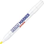 Bigpoint | Yuvarlak Uçlu Paint Marker, Endüstriyel Düzey Kalıcılık, Kalın Uçlu Mürekkepli Kalem, Sarı