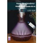BigSale Lale Desenli Hava Nemlendirici 500ml - LED Işıklı Aroma Difüzör, Uzaktan komanda ve Sessiz Çalışma