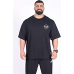 Bigsize - Tshirt Bodybuilding Co. Erkek Geniş Kalıp Sporcu Tişört - Fitness & Spor Giyim - Rahat Pamuklu Kumaş - Siyah