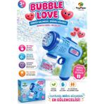Bigstoy Otomatik Baloncuk Makinesi Pilli Köpük Tabancası - 2026 Model Sızdırmaz Tasarım Bubble Gun - Çocuk Doğum Günü Hediyesi Mavi