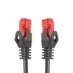 BIGtec 0,15 m LAN kablosu ağ kablosu yama kablosu High Speed Ethernet siyah Cat 5 Cat 6 Cat 7 Cat 8 Switch Router Modem Patch paneli, erişim noktası yama alanları ile uyumlu