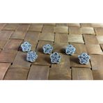 BİGÜMEX TAŞLI DÜĞME 20 BOY (13MM) GÜMÜŞ - 10 ADET (960)