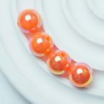 BIHOOA 6/8/10/12mm 100 adet top Uv boncuk renk değişimi midilli boncuk akrilik yuvarlak boncuk takı yapımı için bilezik örgü saç boncuk işçiliği