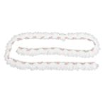 Biitfuu Beyaz Dantel Şerit, Pembe Çiçek Peluş Boncuklu Trim 3D Çiçek Nakış Kumaş El Sanatları Tedarik Elbise Aksesuarları 5.5 Cm, Ev Dekorasyonu, Giysiler, Bebekler Için