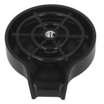 Biitfuu Musluk Şişe Yıkayıcı Yüksek Basınçlı 5 Delik Nozul Mutfak Için Otomatik Cam Durulayıcı AB 38 Konu Çapı 16mm (Siyah)