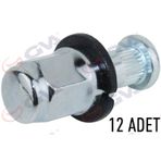 Bijon Saplama Somun Takımı Honda Civic 12 5 Freze Paket 12