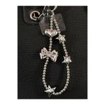 bijoux uniques kalp&yıldız&kurdele çanta charm&telefon süsü