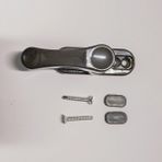 Bijutek Pvc Pimapen Pencere Cam Balkon Kapısı Güvenli Emniyet Kilidi Çocuk Emniyet Mandalı Metal 1 ADET - Antrasit