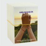 Bijuteri Net 2'li Arkadaşlık Bileklik Kartı - Beyaz
