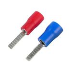 Bık-102 1.5-2.5Mm2 Bıçak Tip Kablo Ucu Terminal Mavi 100 Adet